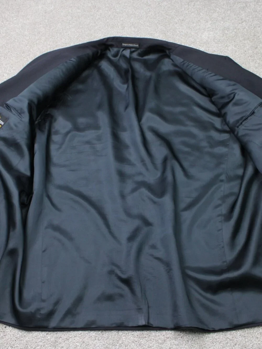 Joseph & Feiss Blazer Mens 56 Long Black 100% Pure Virgin Wool International